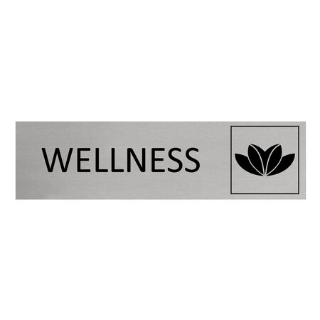 CombiCraft Aluminium deurbordje Wellness 165 x 45 mm - per 1 stuk