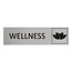 CombiCraft Aluminium deurbordje Wellness 165 x 45 mm - per 1 stuk