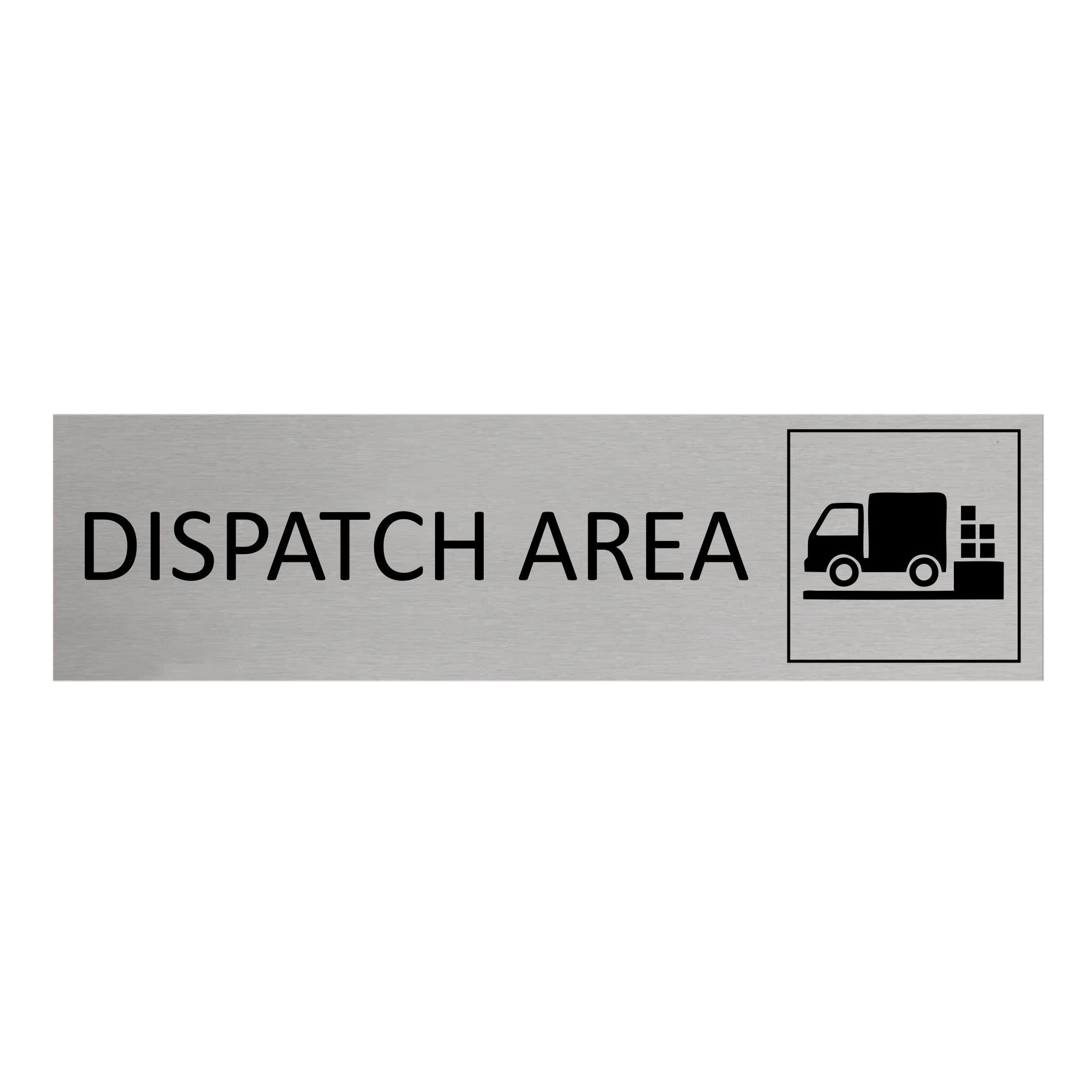 CombiCraft Aluminium deurbordje Dispatch area 165 x 45 mm - per 1 stuk