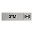 CombiCraft Aluminium deurbordje Gym 165 x 45 mm - per 1 stuk