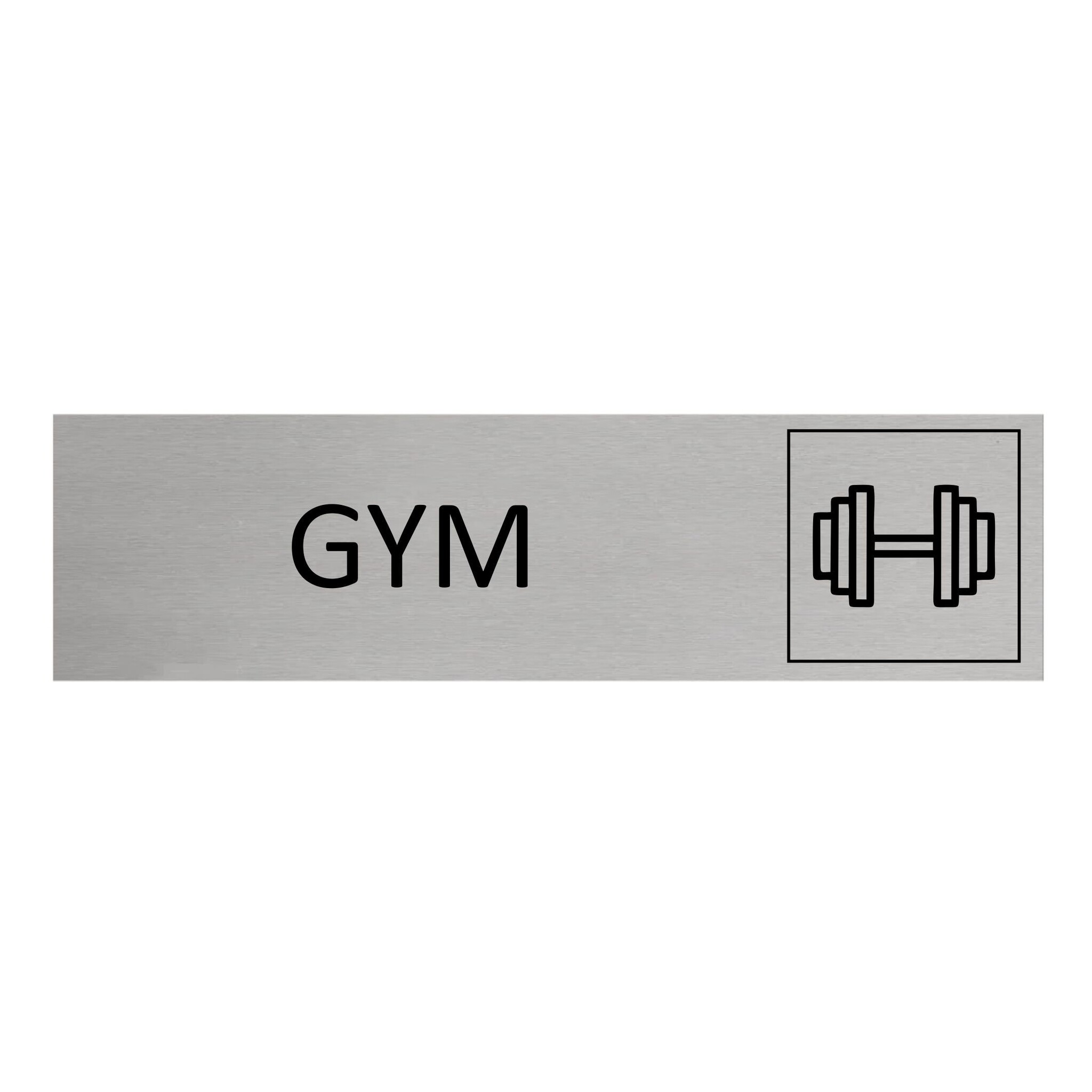 CombiCraft Aluminium deurbordje Gym 165 x 45 mm - per 1 stuk