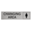 CombiCraft Aluminium deurbordje Womens changing area 165 x 45 mm - per 1 stuk