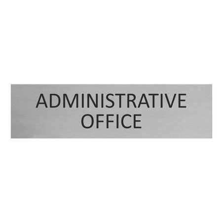 CombiCraft Aluminium deurbordje Administrative office 165 x 45 mm - per 1 stuk