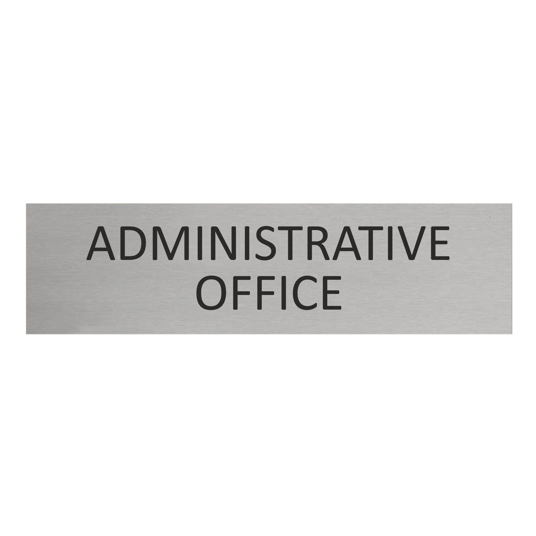 CombiCraft Aluminium deurbordje Administrative office 165 x 45 mm - per 1 stuk