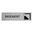 CombiCraft Aluminium deurbordje Basement 165 x 45 mm - per 1 stuk