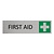 CombiCraft Zilver aluminium deurbordje First aid