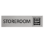 CombiCraft Aluminium deurbordje Storeroom 165 x 45 mm - per 1 stuk