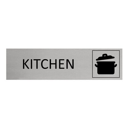CombiCraft Aluminium deurbordje Kitchen 165 x 45 mm - per 1 stuk