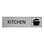 CombiCraft Aluminium deurbordje Kitchen 165 x 45 mm - per 1 stuk