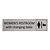 CombiCraft Zilver aluminium deurbordje Women's restroom with changing table