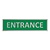 CombiCraft Zilver aluminium deurbordje Entrance green