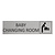 CombiCraft Zilver aluminium deurbordje Baby changing room