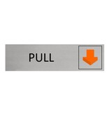CombiCraft Aluminium deurbordje pull  165 x 45 mm - per 1 stuk