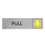 CombiCraft Aluminium deurbordje pull  165 x 45 mm - per 1 stuk