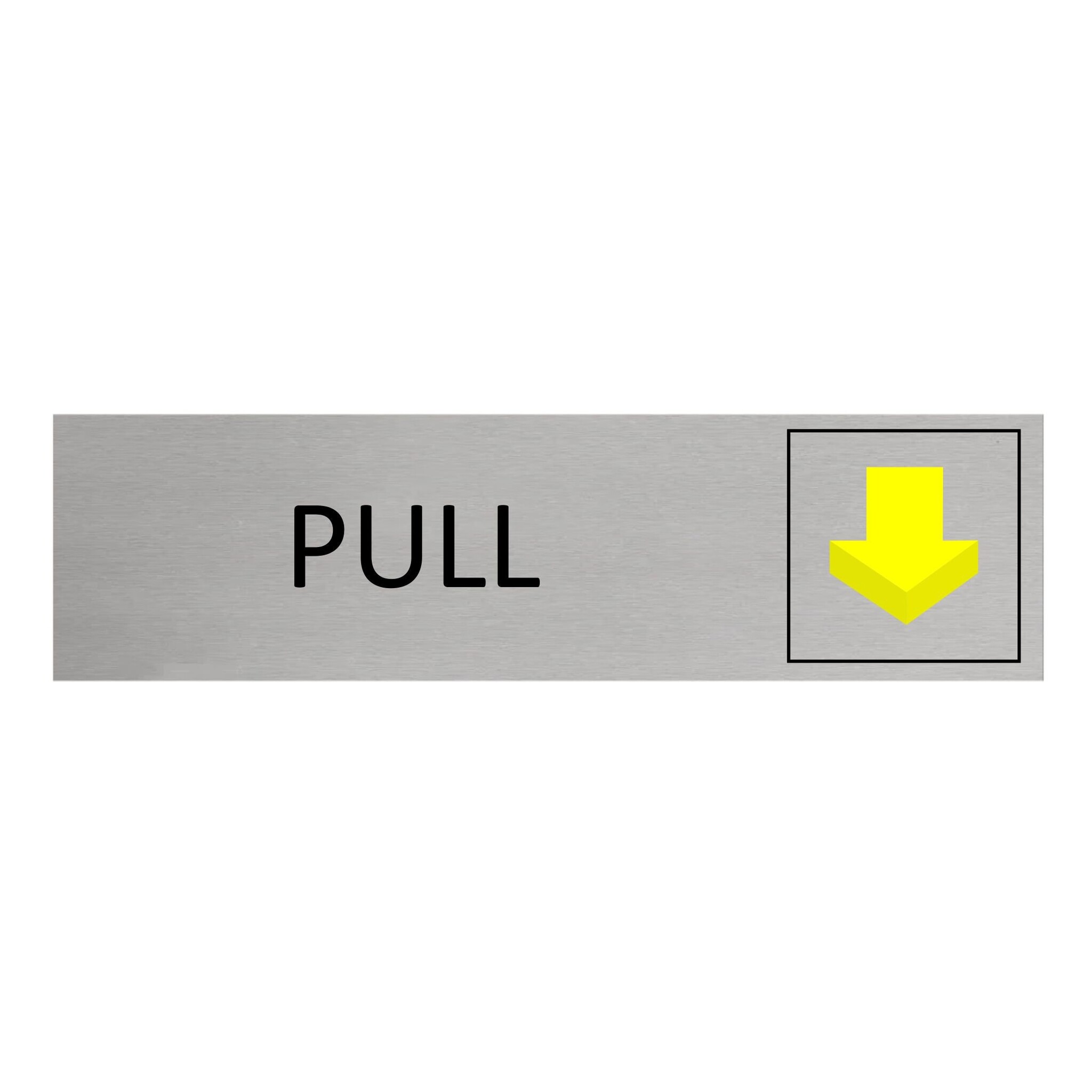 CombiCraft Aluminium deurbordje pull 165 x 45 mm - per 1 stuk