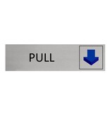 CombiCraft Aluminium deurbordje pull  165 x 45 mm - per 1 stuk