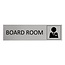 CombiCraft Aluminium deurbordje Board room 165 x 45 mm - per 1 stuk