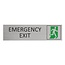 CombiCraft Aluminium deurbordje Fire alarm 165 x 45 mm - per 1 stuk