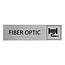 CombiCraft Aluminium deurbordje Fiber optic 165 x 45 mm - per 1 stuk