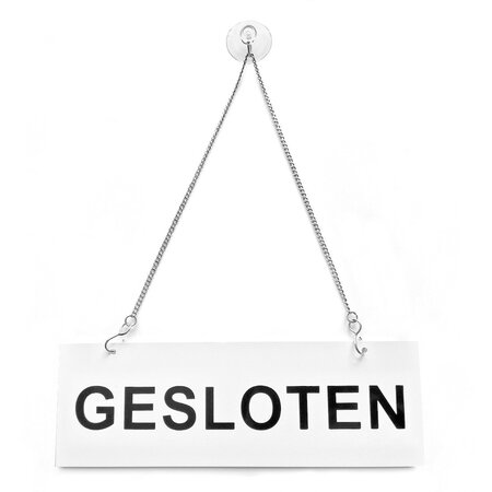 CombiCraft Kunststof open gesloten bord 29,8 x 9,8 cm - per stuk