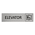 CombiCraft Zilver aluminium deurbordje Elevator