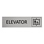 CombiCraft Aluminium deurbordje Elevator 165 x 45 mm - per 1 stuk