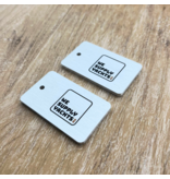 CombiCraft Tot 20cm² Aluminium Industrieplaatjes - Typeplaatjes - Weersbestendig in vele maten verkrijgbaar voorzien van tape of gaatjes