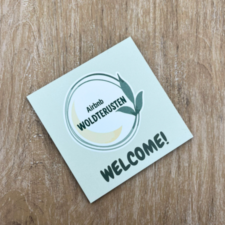 Aluminium CombiPaneel Bordje met jouw eigen ontwerp 10x10cm