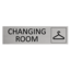 CombiCraft Aluminium deurbordje Changing room 165 x 45 mm - per 1 stuk