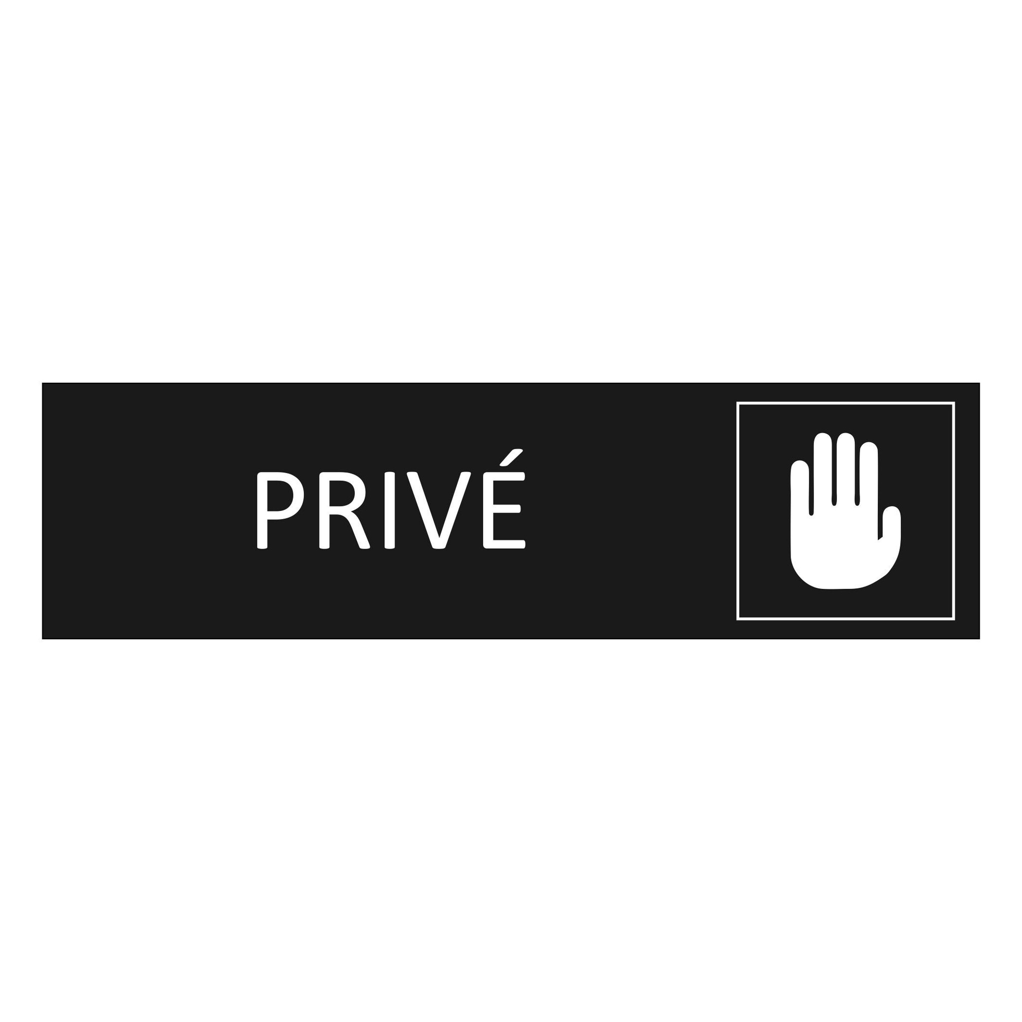 CombiCraft Aluminium deurbordje Privé 165 x 45 mm - per 1 stuk