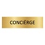 CombiCraft Goud aluminium deurbordje Conciërge 165 x 45 mm - per 1 stuk