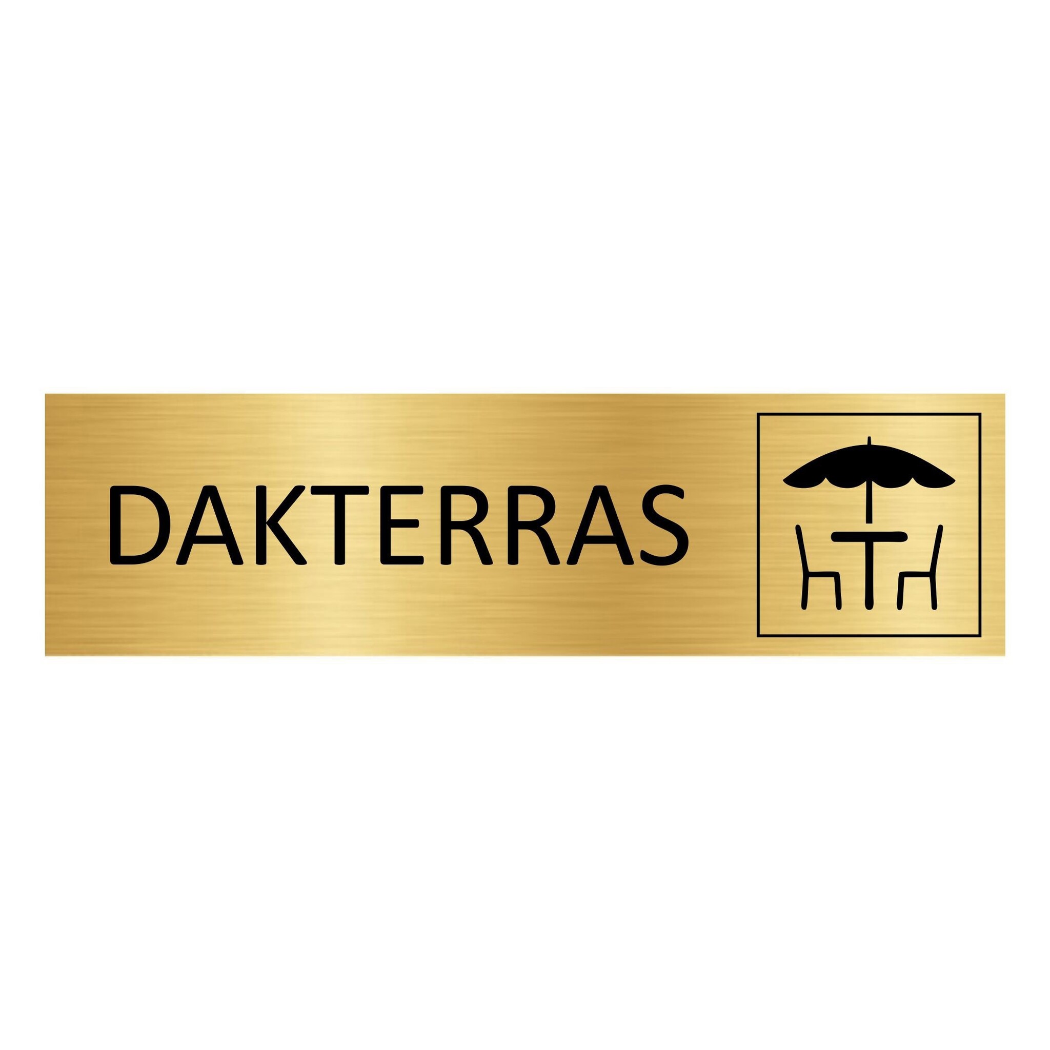 CombiCraft Aluminium deurbordje Dakterras 165 x 45 mm - per 1 stuk