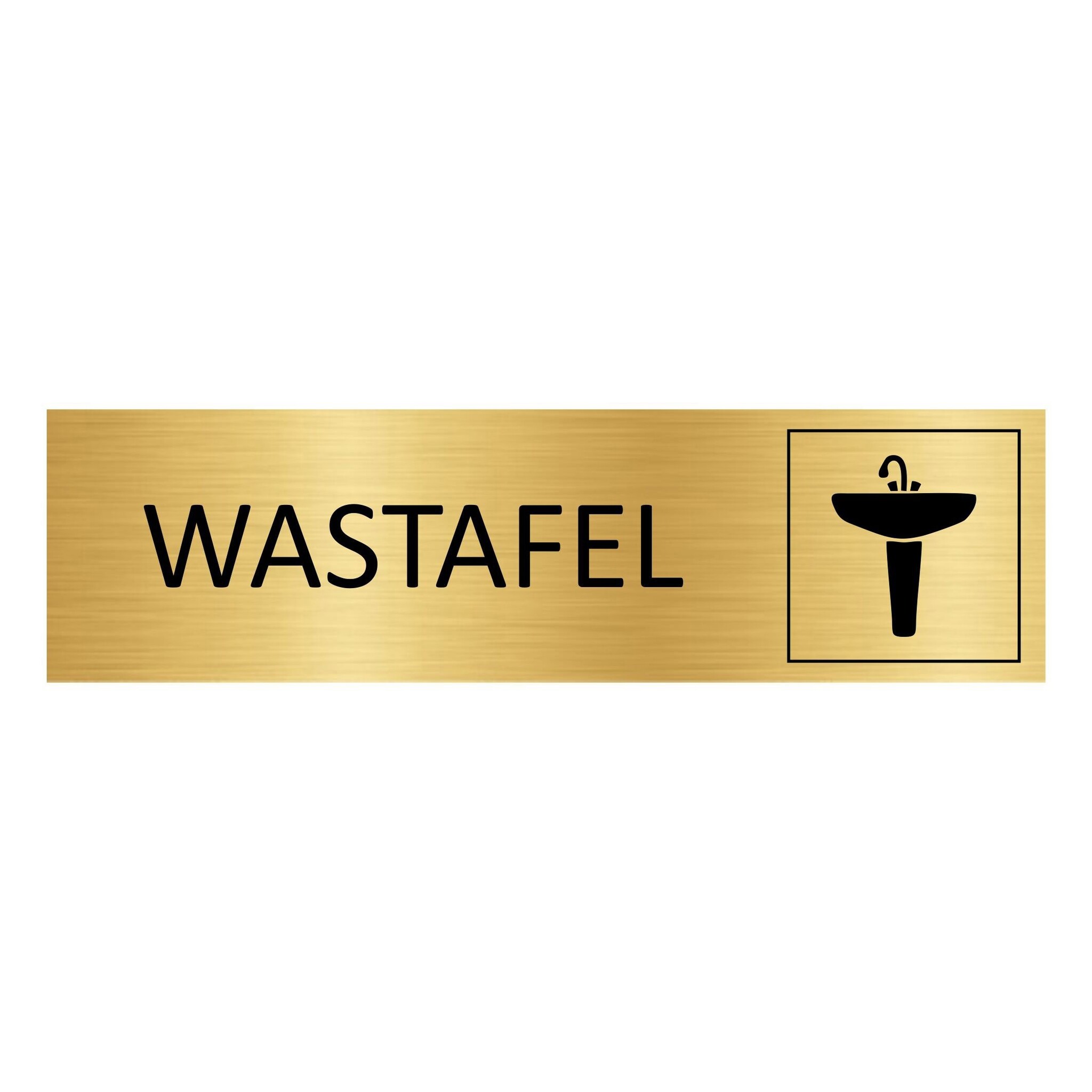 CombiCraft Aluminium deurbordje Wastafel 165 x 45 mm - per 1 stuk