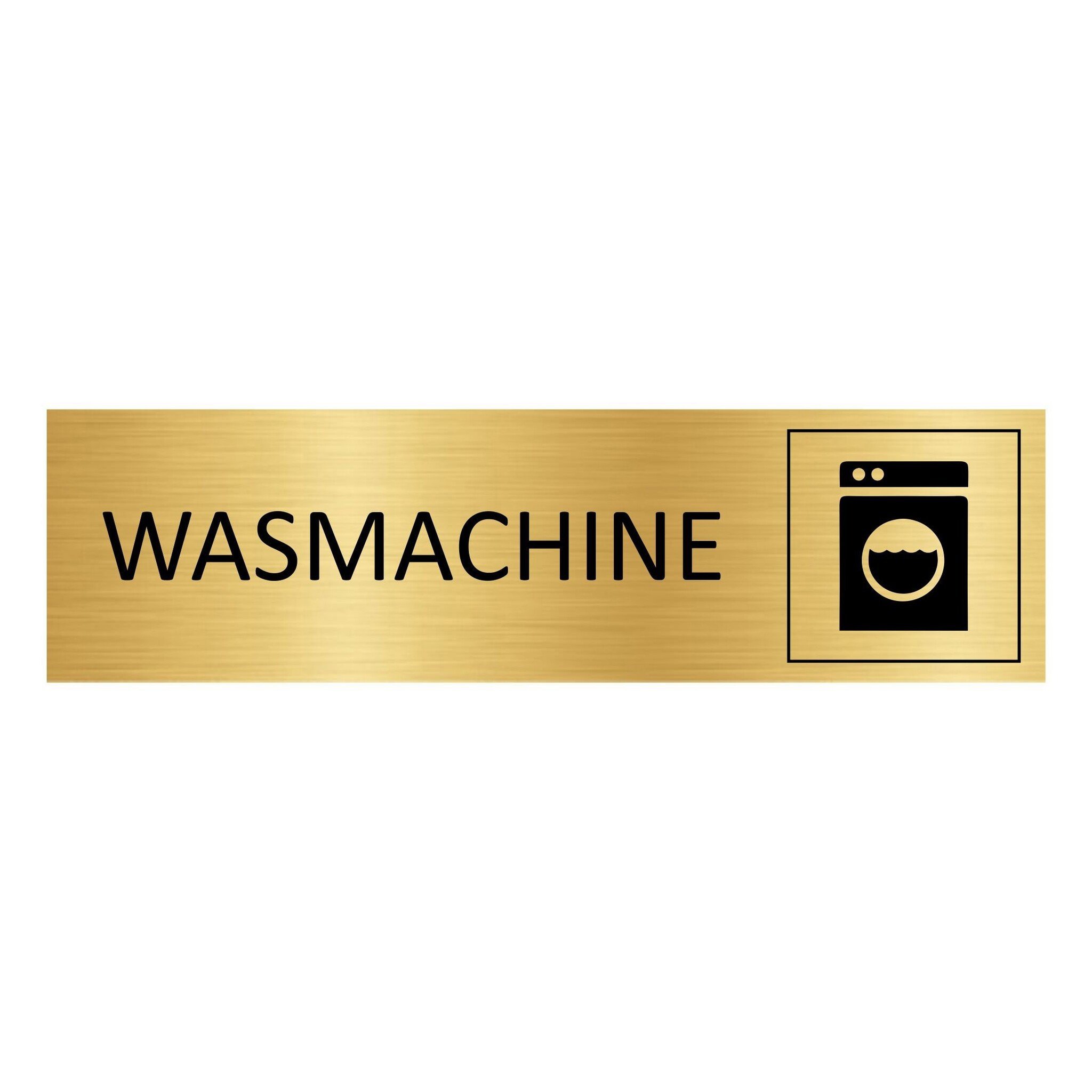 CombiCraft Aluminium deurbordje Wasmachine 165 x 45 mm - per 1 stuk