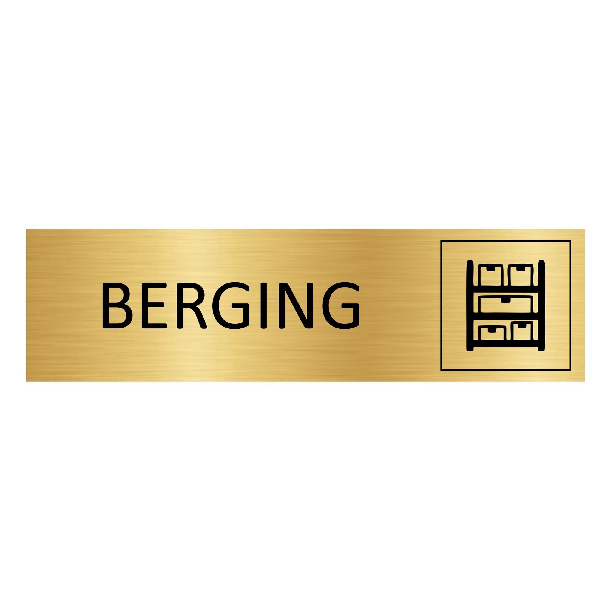 CombiCraft Aluminium deurbordje Berging 165 x 45 mm - per 1 stuk