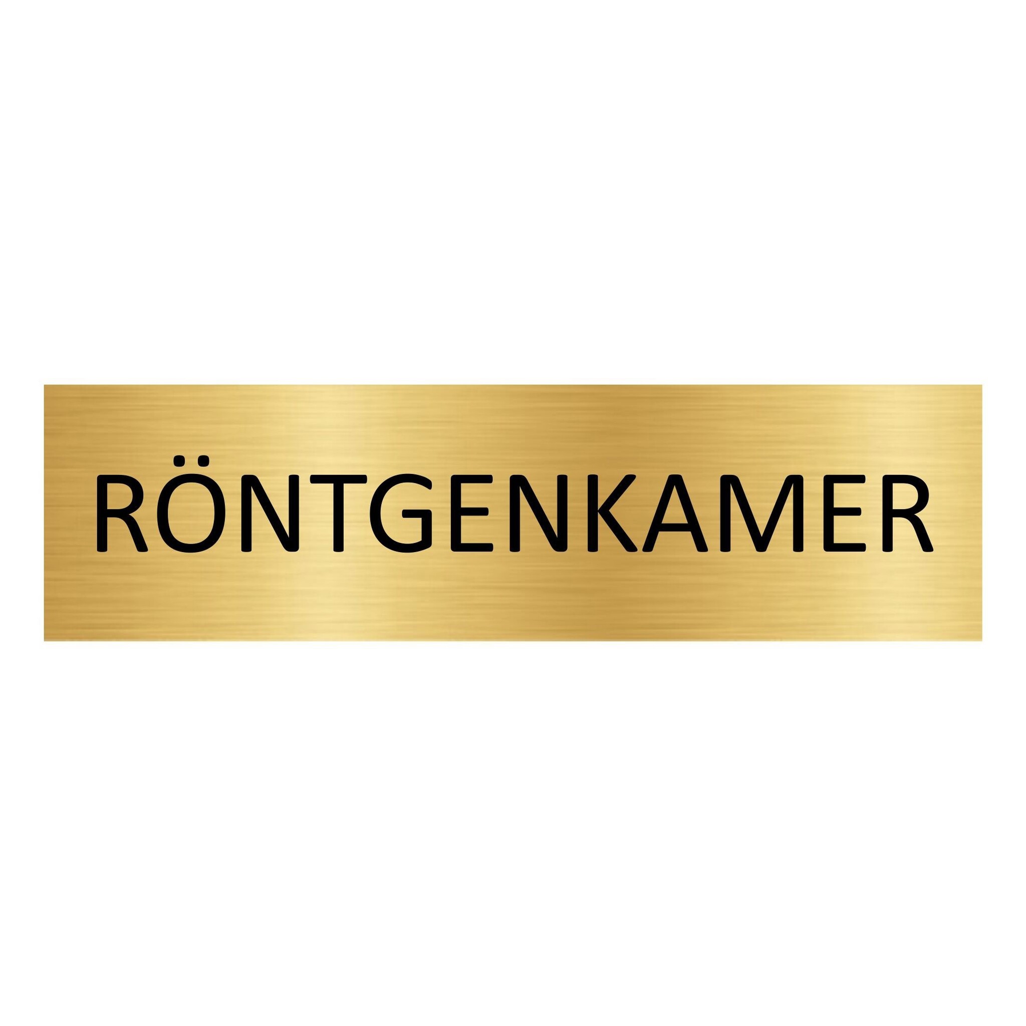 CombiCraft Aluminium deurbordje Röntgenkamer 165 x 45 mm - per 1 stuk