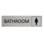 CombiCraft Aluminium deurbordje Bathroom 165 x 45 mm - per 1 stuk