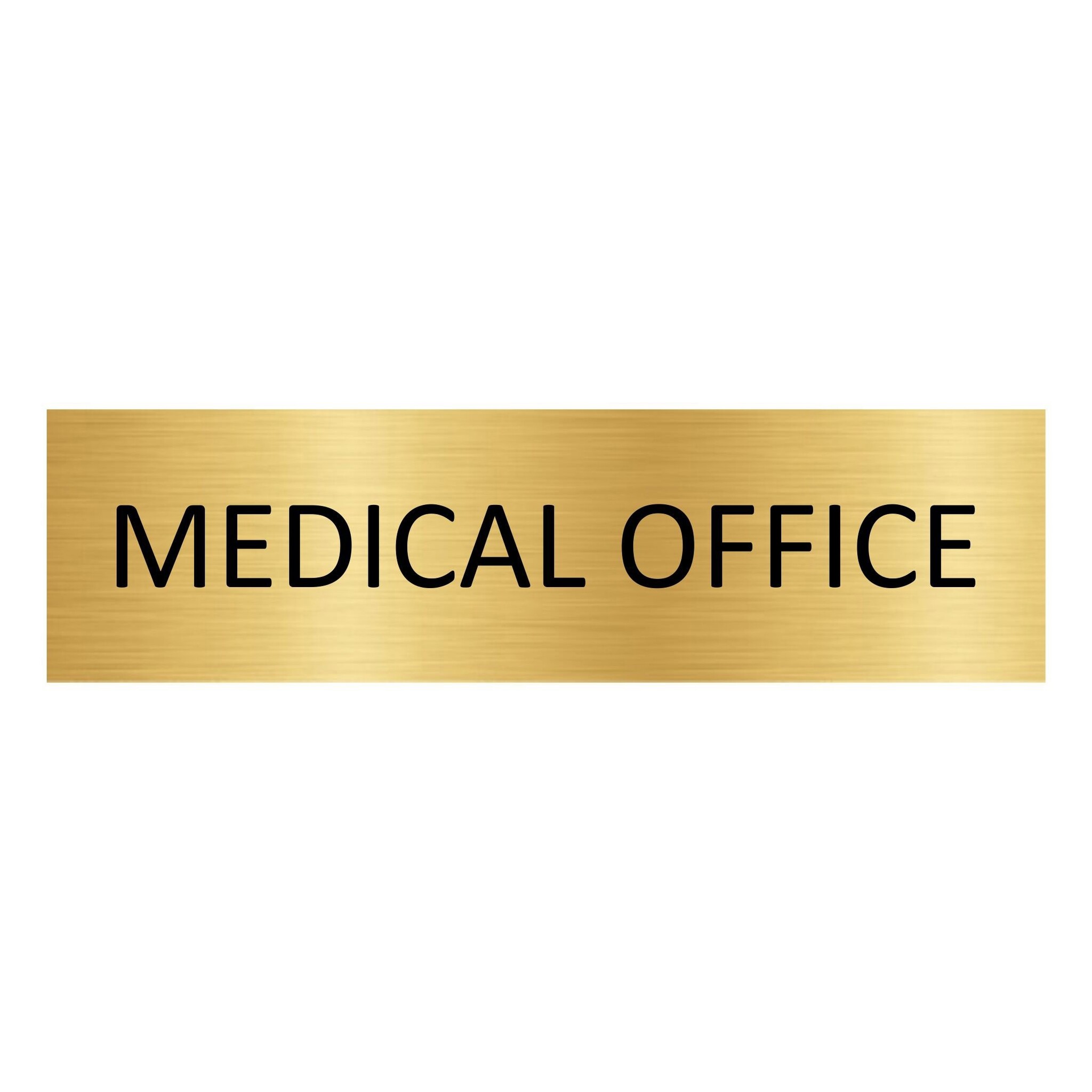 CombiCraft Goud aluminium deurbordje Medical office 165 x 45 mm - per 1 stuk