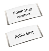 CombiCraft Kunststof naambadge Easy3 met jouw tekst 77x32mm - per stuk