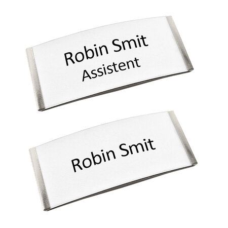 CombiCraft Kunststof naambadge Easy3 met jouw tekst 77x32mm - per stuk