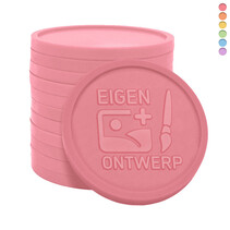 Reliëfmunten plastic Ø38mm - 1000 stuks