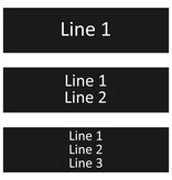 CombiCraft Zwart aluminium deurbordje eigen tekst 165 x 45 mm - per 1 stuk
