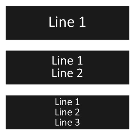 CombiCraft Zwart aluminium deurbordje eigen tekst 165 x 45 mm - per 1 stuk