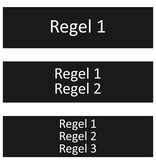 CombiCraft Zwart aluminium deurbordje eigen tekst 165 x 45 mm - per 1 stuk