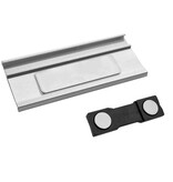 CombiCraft Aluminium naambadge Easy2 met eigen tekst 72x30mm - per stuk