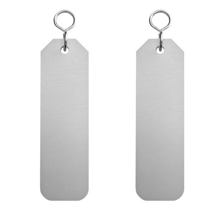 CombiCraft Blanco hotel sleutelhanger Flores 30 x 100 mm - per stuk