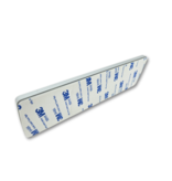 Schoon Vies bordje in een kunststof schuifprofiel ca. 178x50mm  - Copy