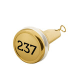 CombiCraft Hotel sleutelhanger Capital met gravering van messing - per 1 stuk