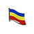 CombiCraft Vlag pin Valkenburg