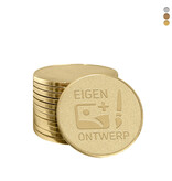 CombiCraft Gegoten winkelwagenmunt € 0,50 met eigen ontwerp - per 100 stuks